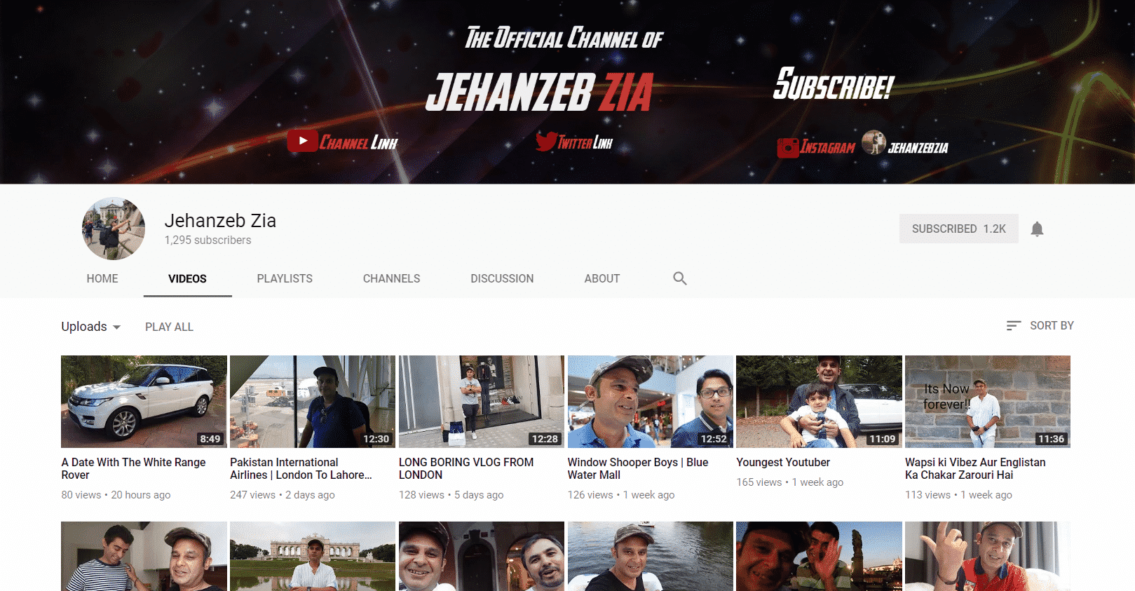 Jehanzaib Zia - YouTube Channel