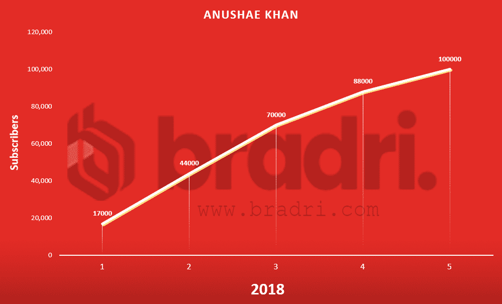 Pakistan-Youtube-Stats-Anushae Khan
