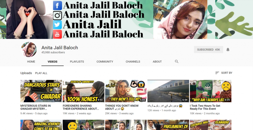 Most Popular Pakistani Female Vloggers on YouTube Bradri.