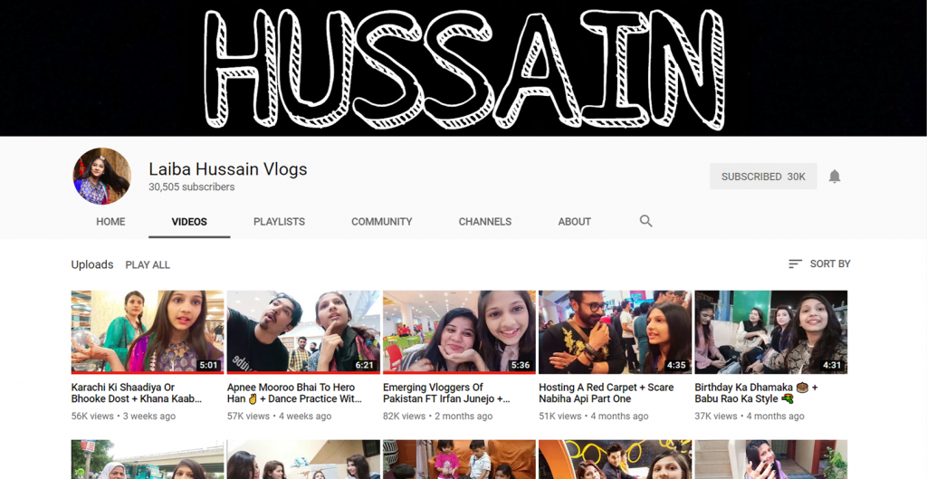 Most Popular Pakistani Female Vloggers on YouTube Bradri.