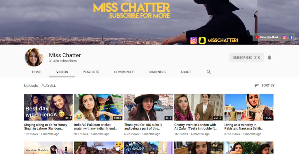 Most Popular Pakistani Female Vloggers on YouTube Bradri.